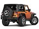 Smittybilt Tubular Rear Bumper with Hitch; Textured Black (07-18 Jeep Wrangler JK)