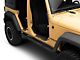 Jeep Licensed by RedRock Door Sill Body Shield Decal; Red (07-18 Jeep Wrangler JK)