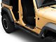 Jeep Licensed by RedRock Door Sill Body Shield Decal; Metallic (07-18 Jeep Wrangler JK)