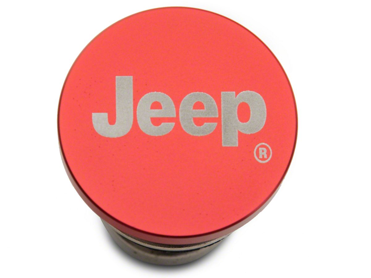 Jeep Licensed by RedRock Jeep Wrangler Lighter Plug with Jeep Logo J172766  (87-18 Jeep Wrangler YJ, TJ & JK) - Free Shipping