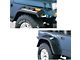 Bushwacker Cut-Out Fender Flares; Front and Rear; Matte Black (87-95 Jeep Wrangler YJ)