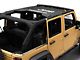 Jeep Licensed by RedRock Mesh Sun Shade with Jeep Logo (07-18 Jeep Wrangler JK)