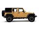 Jeep Licensed by RedRock X Logo with Wrangler Unlimited Decal; Lime Green (87-18 Jeep Wrangler YJ, TJ & JK)