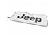 Sun Shade with Jeep Logo; White (Universal; Some Adaptation May Be Required)