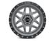 Black Rhino Kelso Battleship Gray with Black Ring Wheel; 18x9 (07-18 Jeep Wrangler JK)