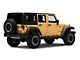 Jeep Licensed by RedRock Go Topless Jeep Decal; Gloss Black (87-18 Jeep Wrangler YJ, TJ & JK)