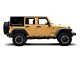 Jeep Licensed by RedRock Go Topless Jeep Decal; Gloss Black (87-18 Jeep Wrangler YJ, TJ & JK)