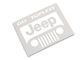 Jeep Licensed by RedRock Go Topless Jeep Decal; White (87-18 Jeep Wrangler YJ, TJ & JK)