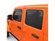 EGR In-Channel Window Visors; Front and Rear; Matte Black (18-24 Jeep Wrangler JL 4-Door)