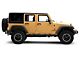 Jeep Licensed by RedRock Jeep Peace Decal; Red (87-18 Jeep Wrangler YJ, TJ & JK)