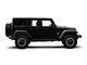 Jeep Licensed by RedRock Jeep Peace Decal; Lime (87-18 Jeep Wrangler YJ, TJ & JK)