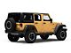 Jeep Licensed by RedRock Jeep Peace Decal; Real Flag (87-18 Jeep Wrangler YJ, TJ & JK)