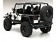 Smittybilt SRC Rear Bumper with Hitch; Textured Black (87-06 Jeep Wrangler YJ & TJ)