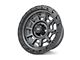 Rough Country 85 Series Simulated Beadlock Gunmetal Gray Wheel; 17x9 (20-24 Jeep Gladiator JT)