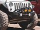 Jeep Licensed by RedRock Crawler Stubby Winch Front Bumper with Jeep Logo (07-18 Jeep Wrangler JK)