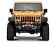 Jeep Licensed by RedRock Crawler Stubby Winch Front Bumper with Jeep Logo (07-18 Jeep Wrangler JK)