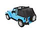 Mopar JEEP Trektop Slantback Soft Top; Black Twill (07-18 Jeep Wrangler JK 2-Door)