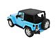 Mopar JEEP Trektop Slantback Soft Top; Black Twill (07-18 Jeep Wrangler JK 2-Door)