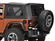 Smittybilt Billet Style Gas Cover; Textured Black (07-18 Jeep Wrangler JK)