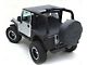 Smittybilt Outback Wind Breaker; Black Diamond (07-18 Jeep Wrangler JK 2-Door)