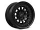 KMC Canyon Satin Black Wheel; 17x8.5 (07-18 Jeep Wrangler JK)