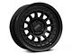 KMC Canyon Satin Black Wheel; 17x8.5; 0mm Offset (18-24 Jeep Wrangler JL)