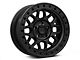 KMC GRS Satin Black Wheel; 17x9; 0mm Offset (18-24 Jeep Wrangler JL)