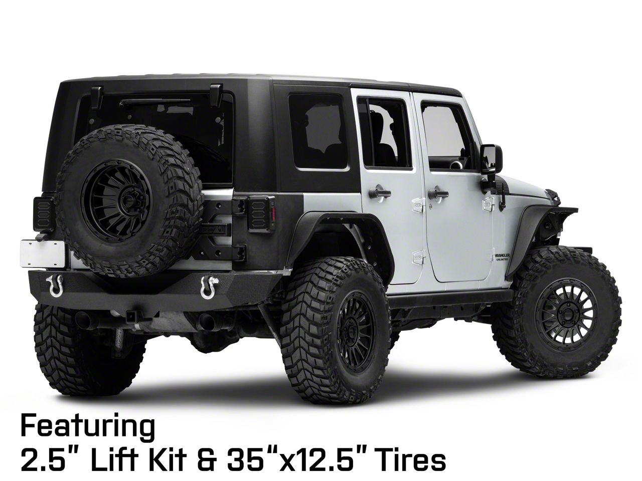 KMC Jeep Wrangler Impact Satin Black Wheel; 17x9 KM54279050712N (07-18 Jeep  Wrangler JK) - Free Shipping