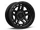 KMC Recon Satin Black Wheel; 17x9 (07-18 Jeep Wrangler JK)