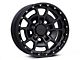 KMC Summit Satin Black Wheel; 17x8.5 (18-24 Jeep Wrangler JL)