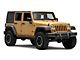 Jeep Licensed by RedRock Jeep Wave Grille Decal; Matte Black (87-18 Wrangler YJ, TJ & JK)