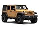 Jeep Licensed by RedRock Jeep Metal Decal; Gloss Black (87-18 Wrangler YJ, TJ & JK)