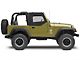 Smittybilt Soft Top Door Skins with Clear Windows; Black Diamond (97-06 Jeep Wrangler TJ)