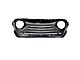 American Modified Tomahawke Grille; Matte Black (18-24 Jeep Wrangler JL w/o TrailCam)