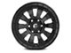 Fuel Wheels Tactic Matte Black Wheel; 20x9; 20mm Offset (07-18 Jeep Wrangler JK)