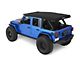 Bestop Supertop Squareback Soft Top; Black Diamond (18-24 Jeep Wrangler JL 4-Door)