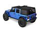 Bestop Supertop Squareback Soft Top; Black Diamond (18-24 Jeep Wrangler JL 4-Door)