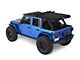 Bestop Supertop Squareback Soft Top; Black Twill (18-24 Jeep Wrangler JL 4-Door)