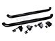 Smittybilt 3-Inch Sure Side Step Bars; Gloss Black (07-18 Jeep Wrangler JK 2-Door)