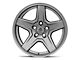 Mammoth Boulder Charcoal Wheel; 17x9; -6mm Offset (97-06 Jeep Wrangler TJ)