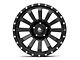 Mammoth 12 Hole Beadlock Satin Black Wheel; 18x9 (07-18 Jeep Wrangler JK)