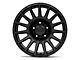 Rovos Wheels Bara Satin Black Wheel; 17x9 (07-18 Jeep Wrangler JK)