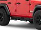 Octagon Tube Drop Style Nerf Side Step Bars; Black (18-24 Jeep Wrangler JL 4-Door)