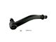 Apex Chassis 2.5-Ton Drag Link Assembly without Flip Kit; Black Aluminum (18-24 Jeep Wrangler JL)