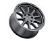 Black Rhino Chase Matte Black Wheel; 17x8 (97-06 Jeep Wrangler TJ)