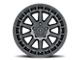 ICON Alloys Journey Satin Black Wheel; 17x8 (84-01 Jeep Cherokee XJ)