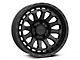 Black Rhino Raid Matte Black Wheel; 17x8.5 (87-95 Jeep Wrangler YJ)