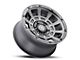 ICON Alloys Thrust Smoked Satin Black Wheel; 17x8.5; 0mm Offset (93-98 Jeep Grand Cherokee ZJ)