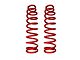 RSO Suspension 2.50-Inch Front and Rear Lift Coil Springs; Red (18-24 Jeep Wrangler JL 2-Door)