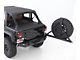 Smittybilt XRC Tire Carrier; Textured Black (07-18 Jeep Wrangler JK)